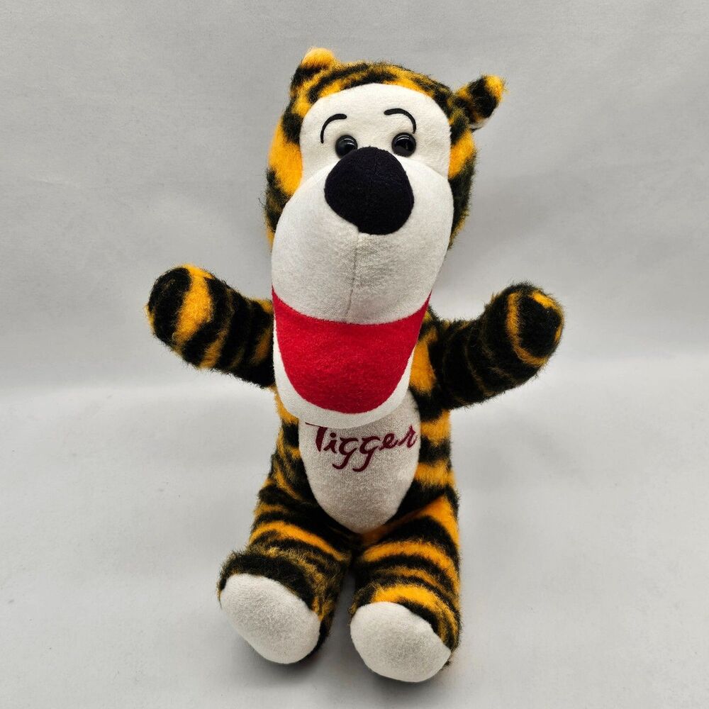 Vintage Gund Tigger Plush Tiger Stuffed Animal Disney Winnie The Pooh Sears 10"